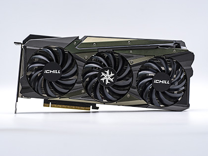3連ファンクーラー搭載の「GeForce RTX 3080 iCHILL X3」が発売