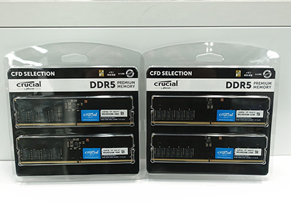 CFD販売扱いのCrucial DDR5-4800メモリが入荷、容量別に2種類 - AKIBA