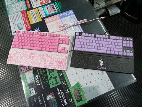 Razerの薄型キーボード「Ornata V3 Tenkeyless」にサンリオコラボ