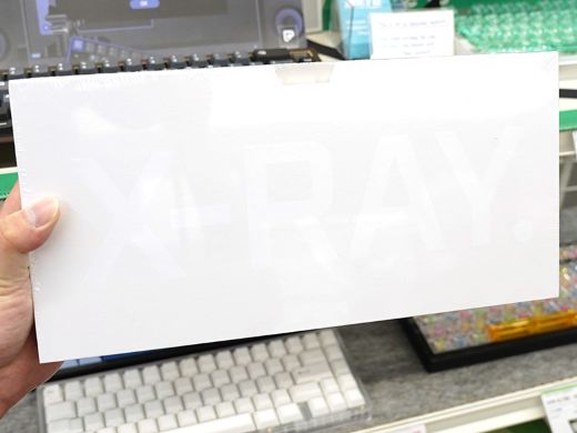 刻印の影が見える半透明デザインのキーキャップ「PBTfans X-Ray