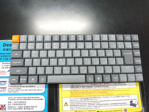 Keychronのロープロ75%キーボード「K3 Max」にカナなし日本語配列
