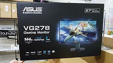 144Hz駆動のASUS製27型ゲーミング液晶「VG278Q」が入荷 - AKIBA PC