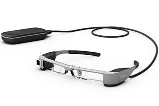 エプソン、有機EL採用のスマートグラス新MOVERIO「BT-300」。20%軽量化