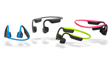 耳を塞がずに聴ける、骨伝導の防水Bluetoothヘッドフォン「TREKZ