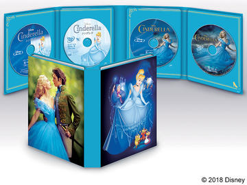 美女と野獣」「シンデレラ」実写+アニメBDセット。眠れる森の美女も