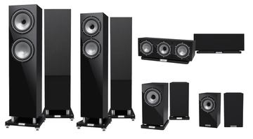 タンノイ、同軸スピーカー「Revolution XT」のピアノブラック仕上げ