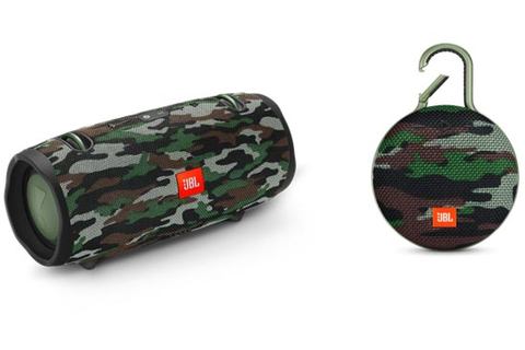 JBLワイヤレススピーカー「XTREME2」と「CLIP3」に迷彩の新色