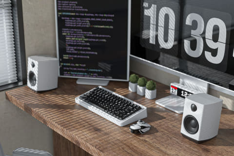 FiiOアクティブスピーカー「SP3」にWhite。R7 Whiteとの“白統一”可能に