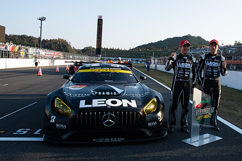SUPER GT 最終戦もてぎ】GT300は65号車 LEON CVSTOS AMG（黒澤治樹