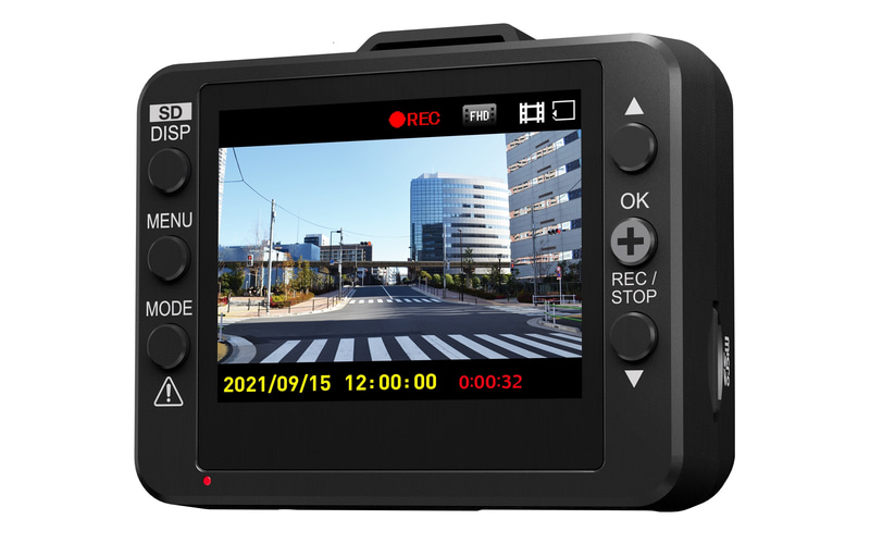 ユピテル、高画質1カメラドライブレコーダー「DRY-ST1200c」 従来品