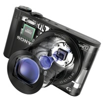 ソニー、光学20倍ズームで最小最軽量の「サイバーショットDSC-WX300