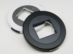 LUMIX G PZ 14-42mm」と「EF-M 22mm」に対応した自動開閉キャップ