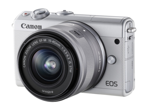 キヤノン、フェイスジャケットで着せ替えられる「EOS M100