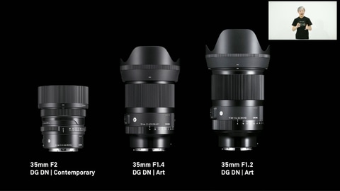 シグマ山木社長が新レンズ「35mm F1.4 DG DN｜Art」を解説。“DG HSM”と