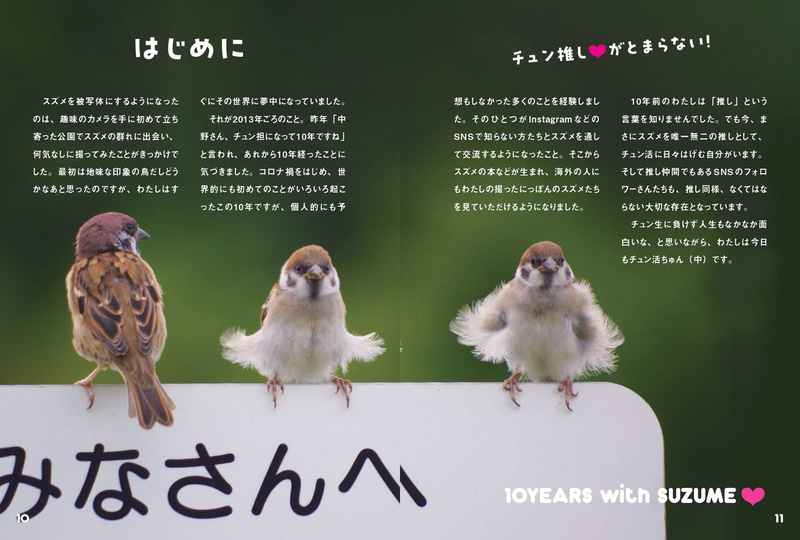 スズメ写真家・中野さとる氏が撮影した10年の記録「にっぽんスズメ日誌