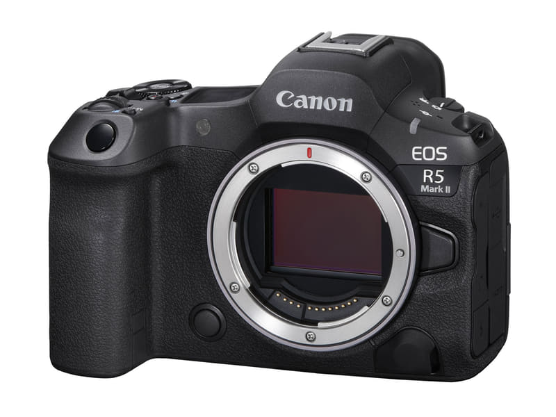 キヤノンの4,500万画素機「EOS R5 Mark II」が登場…カメラ内アップ