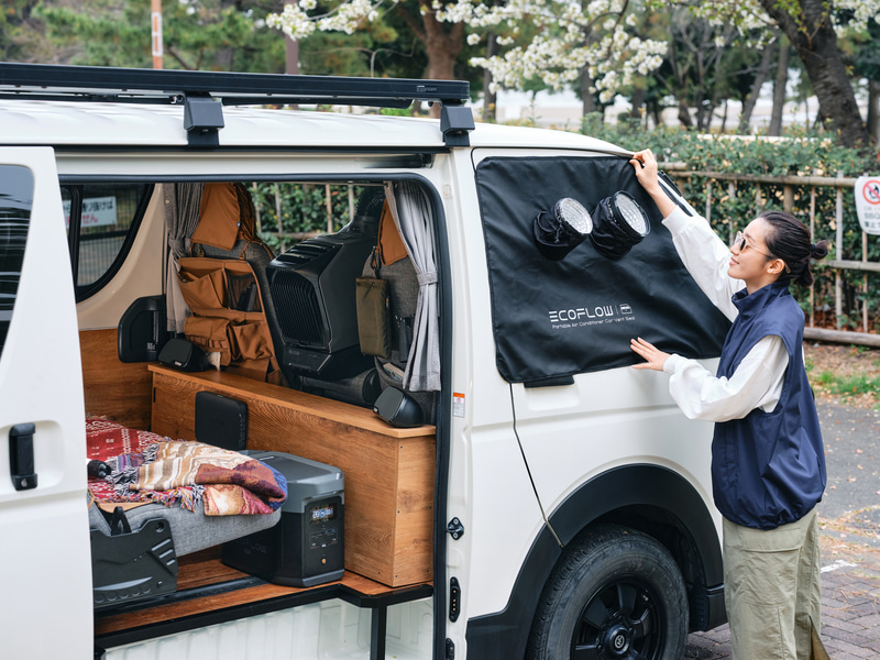EcoFlow、車中泊やキャンプで活用できるポータブルエアコン「WAVE 3