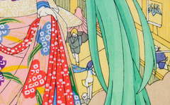 浮世絵木版画「初音ミク 歌姫東海道 初音未来」第2版決定 - GAME Watch