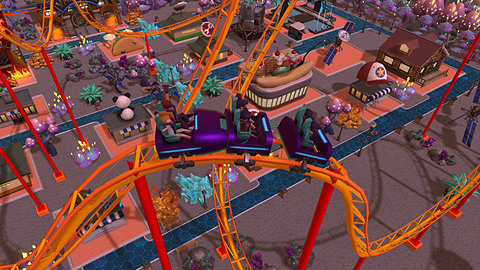 遊園地経営SLG「ローラーコースタータイクーン・アドベンチャー」が