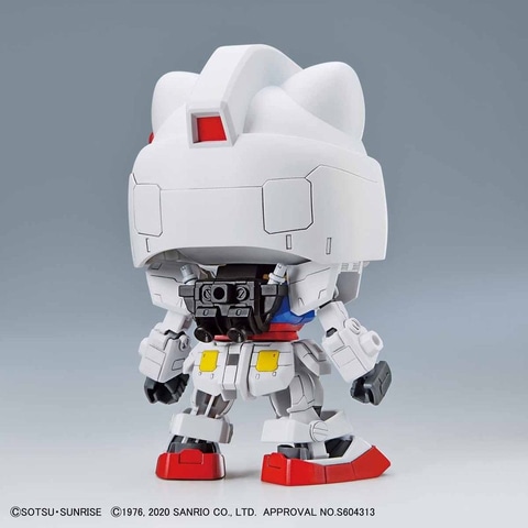 ハローキティとガンダム、合体！ プラモデル「ハローキティ / RX-78-2