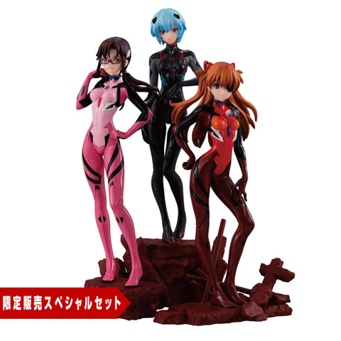 ヒロイン3人のガシャポンが登場！ 「シン・エヴァンゲリオン劇場版