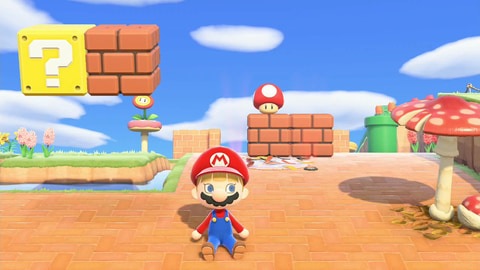 あつまれ どうぶつの森」がマリオ35周年「ピンバッジチャレンジ」の