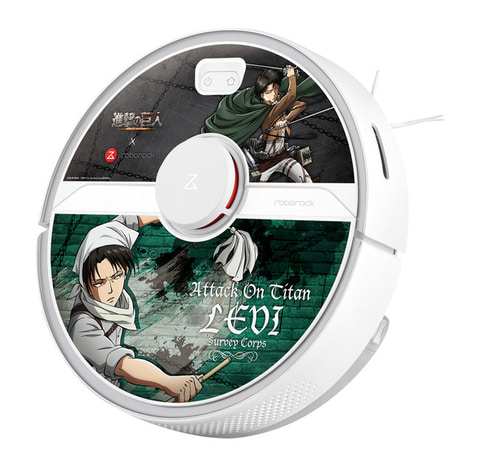 進撃の巨人」リヴァイ兵長の音声案内搭載ロボット掃除機が「ひかりTV