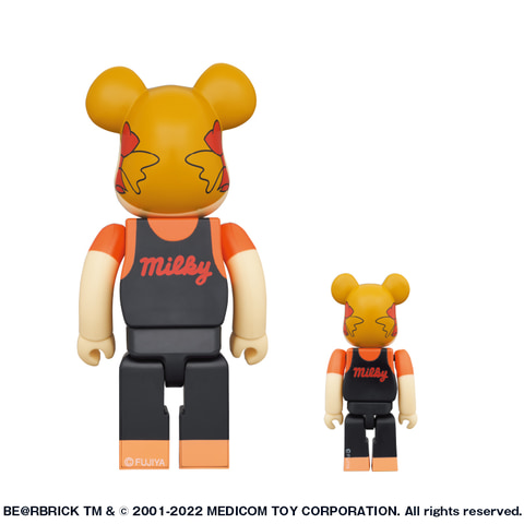 ペコちゃんがアクションフィギュア「BE@RBRICK」の特大サイズに