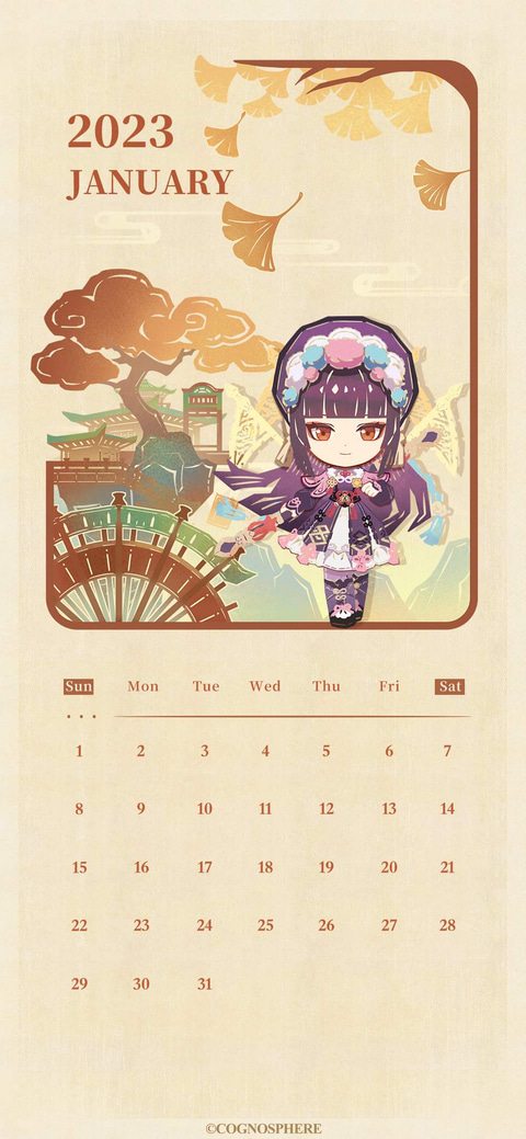 原神」公式が1年間分のカレンダー壁紙を公開！ - GAME Watch