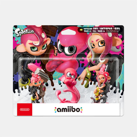 スプラトゥーン」よりamiibo「テンタクルズセット」とタコの「トリプル