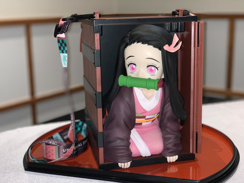 新品鬼滅の刃 禰豆子の箱型ポップコーンケース 禰豆子ポップコーン