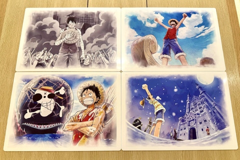 くら寿司×「ワンピース」コラボグッズ第4弾「B5 マルチシート」を撮り