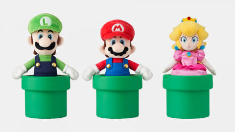 マリオ、ルイージ、ピーチのぬいぐるみが登場！ マイニンテンドー