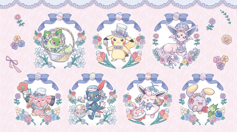 ポケモンセンターに「イースター」がテーマのグッズが3月22日登場