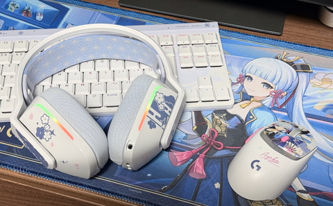 デスク周りを「神里綾華」仕様にできる！ ロジクールG「G515／G733 原
