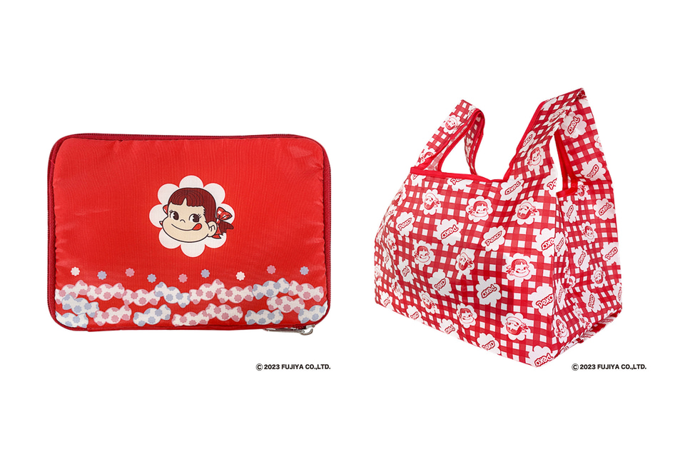 不二家「ペコちゃん」のエコバッグやマルチケースが郵便局で発売