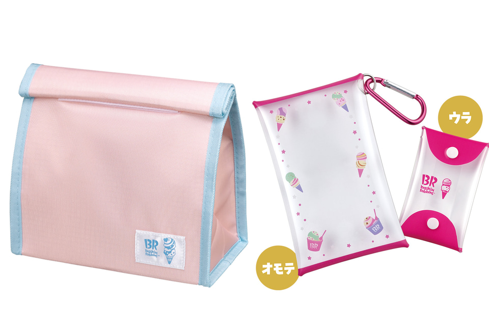 サーティワン福袋 2025、クーラーランチバッグ・ミニクリアポーチと