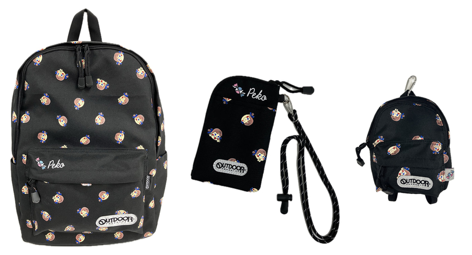不二家「ペコちゃん」×OUTDOOR PRODUCTSのデイパック/スマート