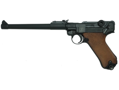 独自のトグルアクションを再現！ ガスガン「Luger P08 8inch HW “1914