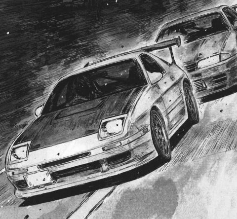 1/24プリペイントモデル 頭文字D 高橋涼介 FC3S RX-7」熱いバトルを