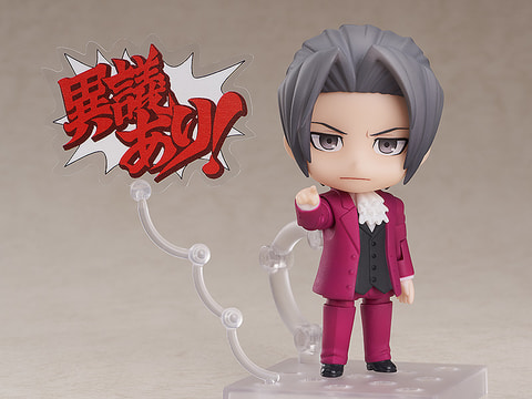 逆転裁判」シリーズより成歩堂龍一と御剣怜侍のねんどろいどが登場