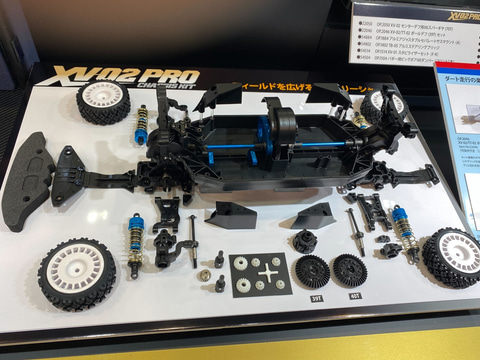 静岡ホビーショー】タミヤ、RCシャーシキット「1/10RC XV-02 PRO