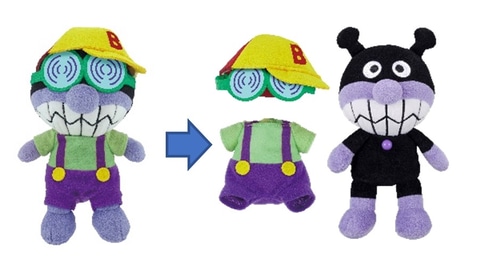 街の子どもに“変装”可能！ 「アンパンマン」のぬいぐるみ「ばい吉くん