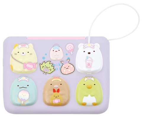 すみっコぐらしパソコン」に26種のデコシールが付いたスペシャルセット