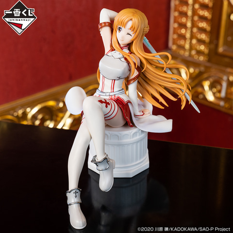 アスナフィギュアや描き下ろしイラストボードが登場。「一番くじ