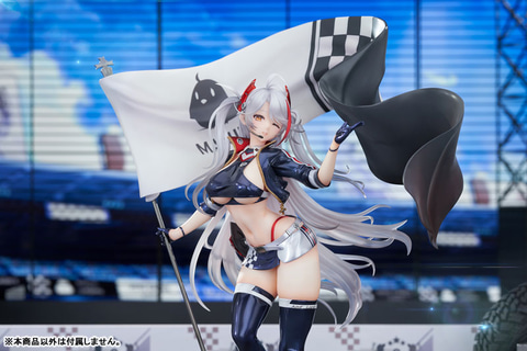 セクシーなレースクイーン姿で登場。「アズールレーン プリンツ