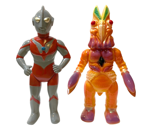 M1号のソフビ「大怪獣対決セット ウルトラマン（Bタイプ）VSバルタン
