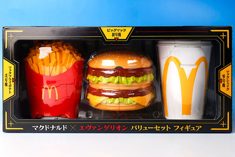あんたバーガー!?」マクドナルド×エヴァのコラボフィギュアをひと足先