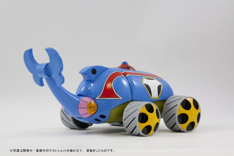 アニメ「タイムボカン」に登場するメカを再現したプラモ3製品が7月に