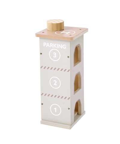 3COINS、組み合わせて遊べるミニカー用「収納棚」「エレベーター